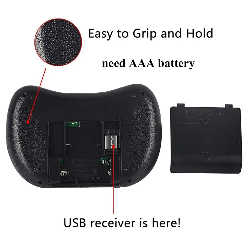 I8 Mini Wireless Keyboard 2.4G Air Mouse Remote Touchpad Use Dry Battery for Android TV Box PC Wireless Keyboard image 1