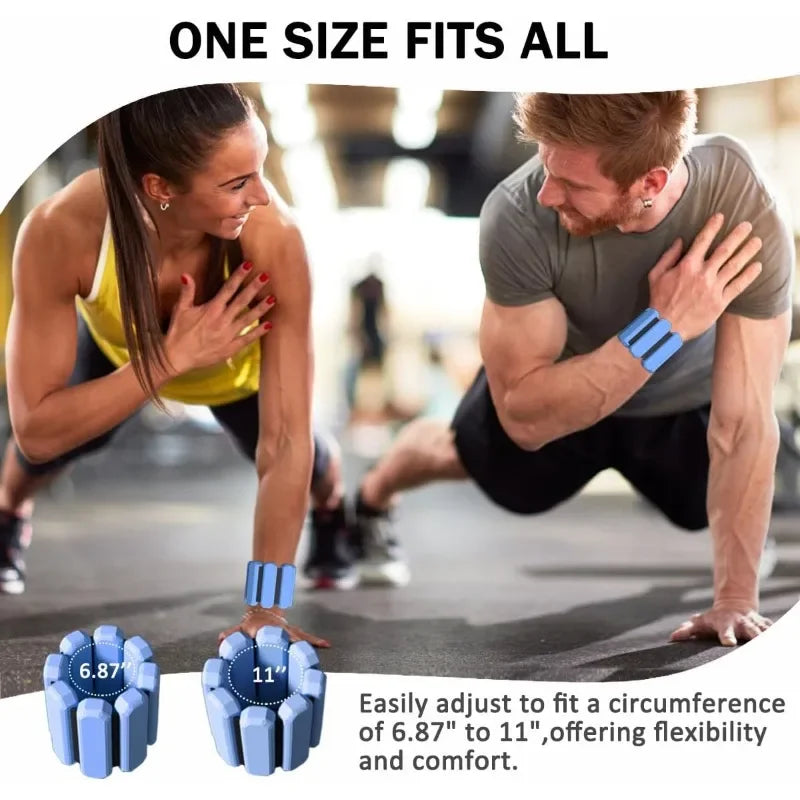 Weighted Bracelets for Yoga & Fitness – Adjustable Wrist & Ankle Weights for Enhanced Workouts image 2