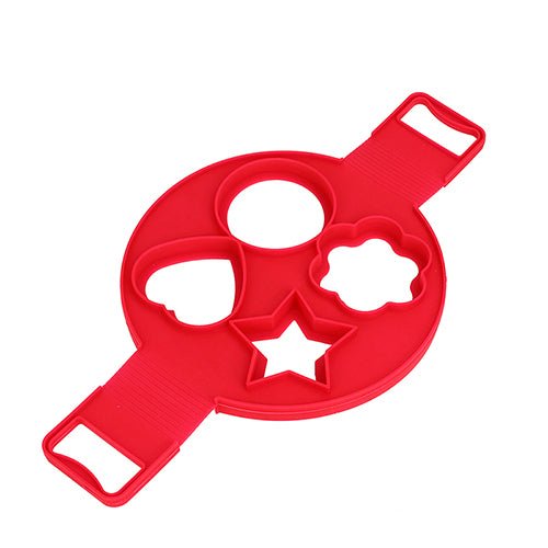1Pcs Non Stick Silicone Fantastic Egg Pancake Maker - ROUND-HEART image