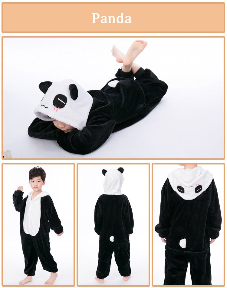 Winter Unicorn Onesies Pajamas | Kids Flannel Warm Jumpsuit SleepWear image 13
