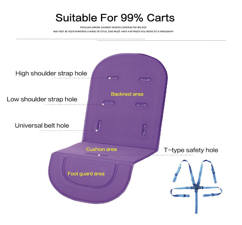 Baby Stroller Seat Cushion Pad image 10