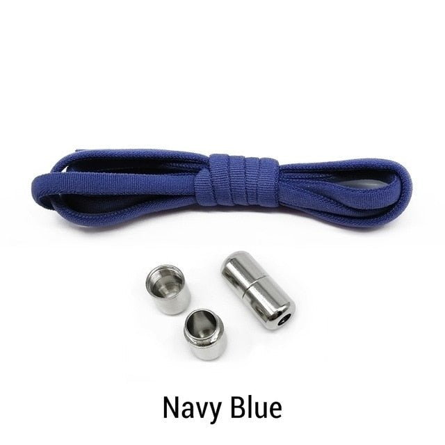 Elastic No Tie Semicircle Metal Lock Shoe Laces For Kids and Adult Sneakers and All Shoes image 20