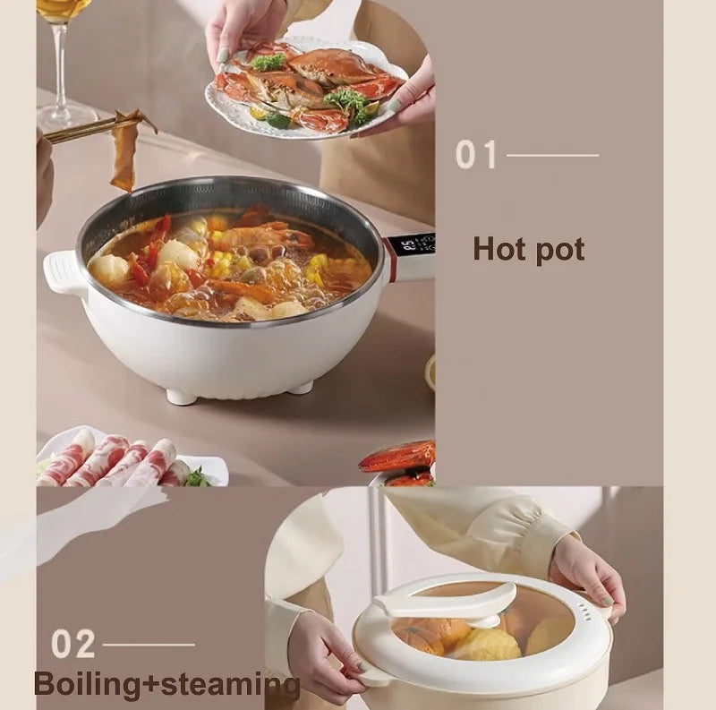 Smart Electric Multi-function Electric Pot Steamer Non-stick Fry Pan image 20