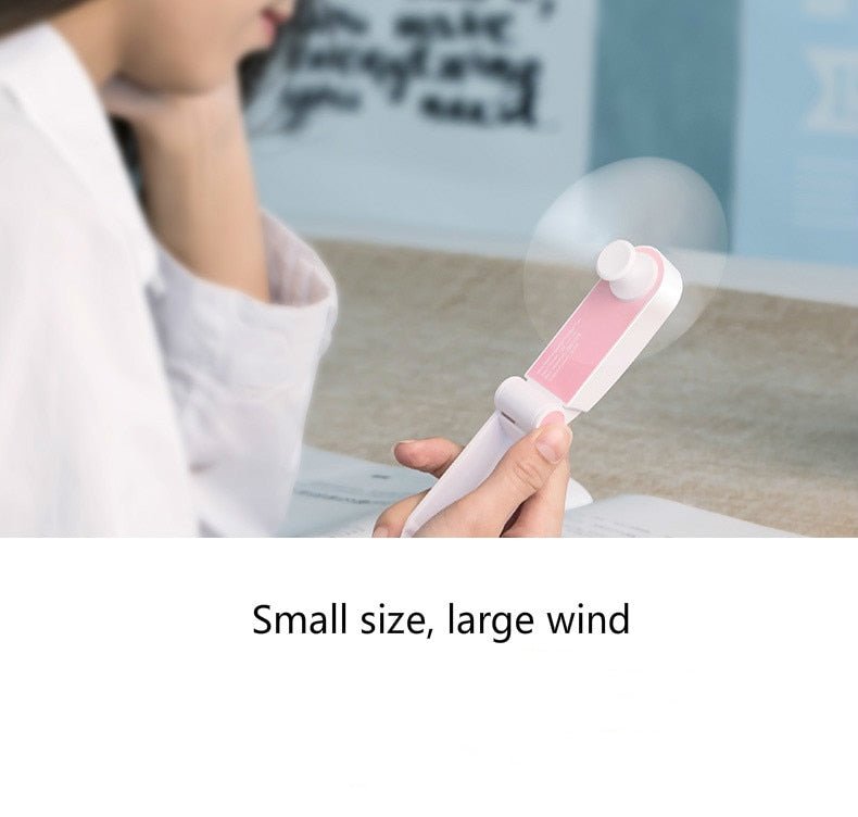 USB Pocket Foldable Fans | Electric Portable Small Fan | Desktop Electric Fan image 9