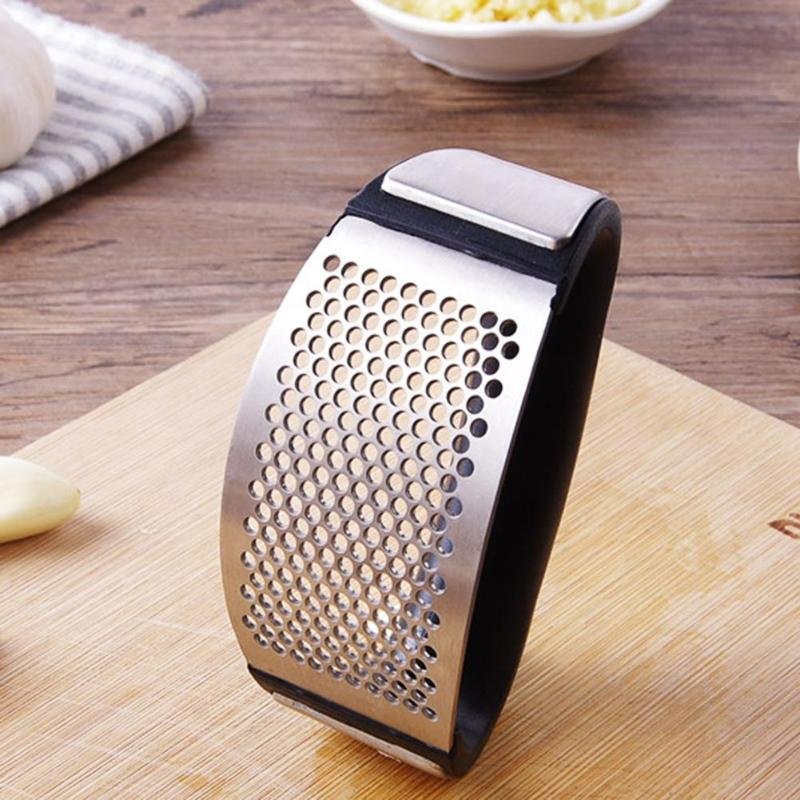 Multi-function Manual Garlic Presser | Garlic Grinding Chopper| Stainless Steel Garlic Slicer image 21