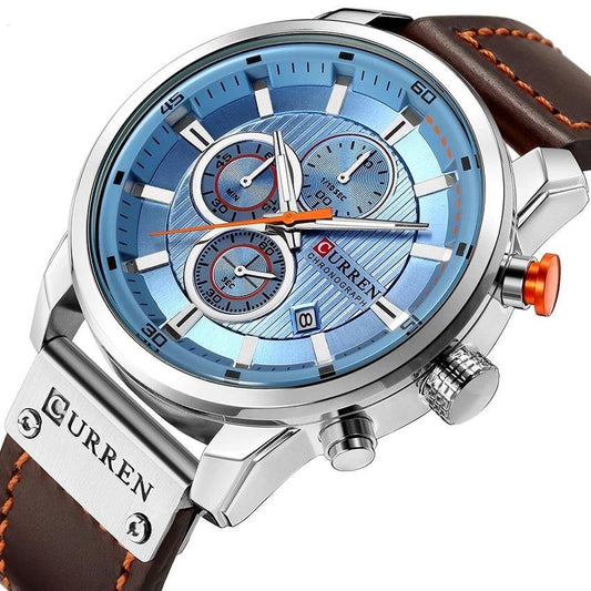 Top Brand Luxury Chronograph Quartz Watch image 0