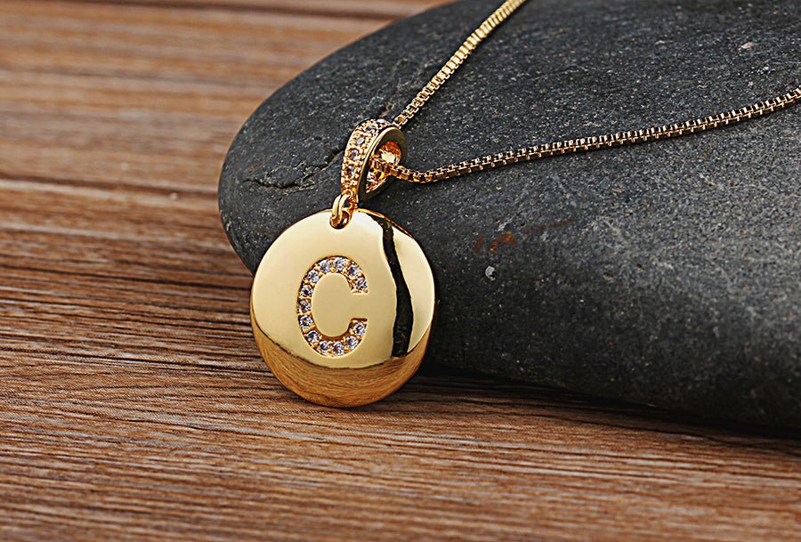 Top Quality Personalized Gold Letters Women and Girls Initial Letter Necklace image 15