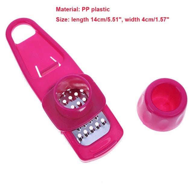 Multi-function Manual Garlic Presser | Garlic Grinding Chopper| Stainless Steel Garlic Slicer image 14