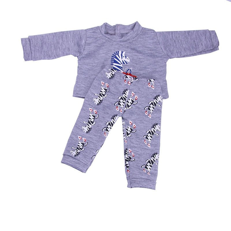 13 Styles Pajamas, Nightgown and Sleepwear Fit | 18 Inch American & 43CM Baby Doll Clothes Accessories image 40