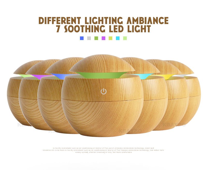 USB Aroma Essential Oil Diffuser Ultrasonic Cool Mist Humidifier Air Purifier image 9