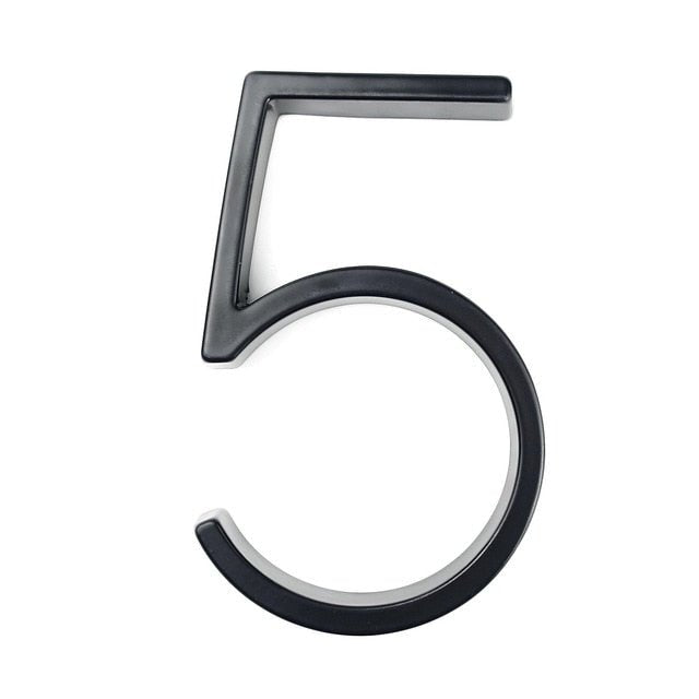 125mm Big Modern Floating House Number and Letters image 41
