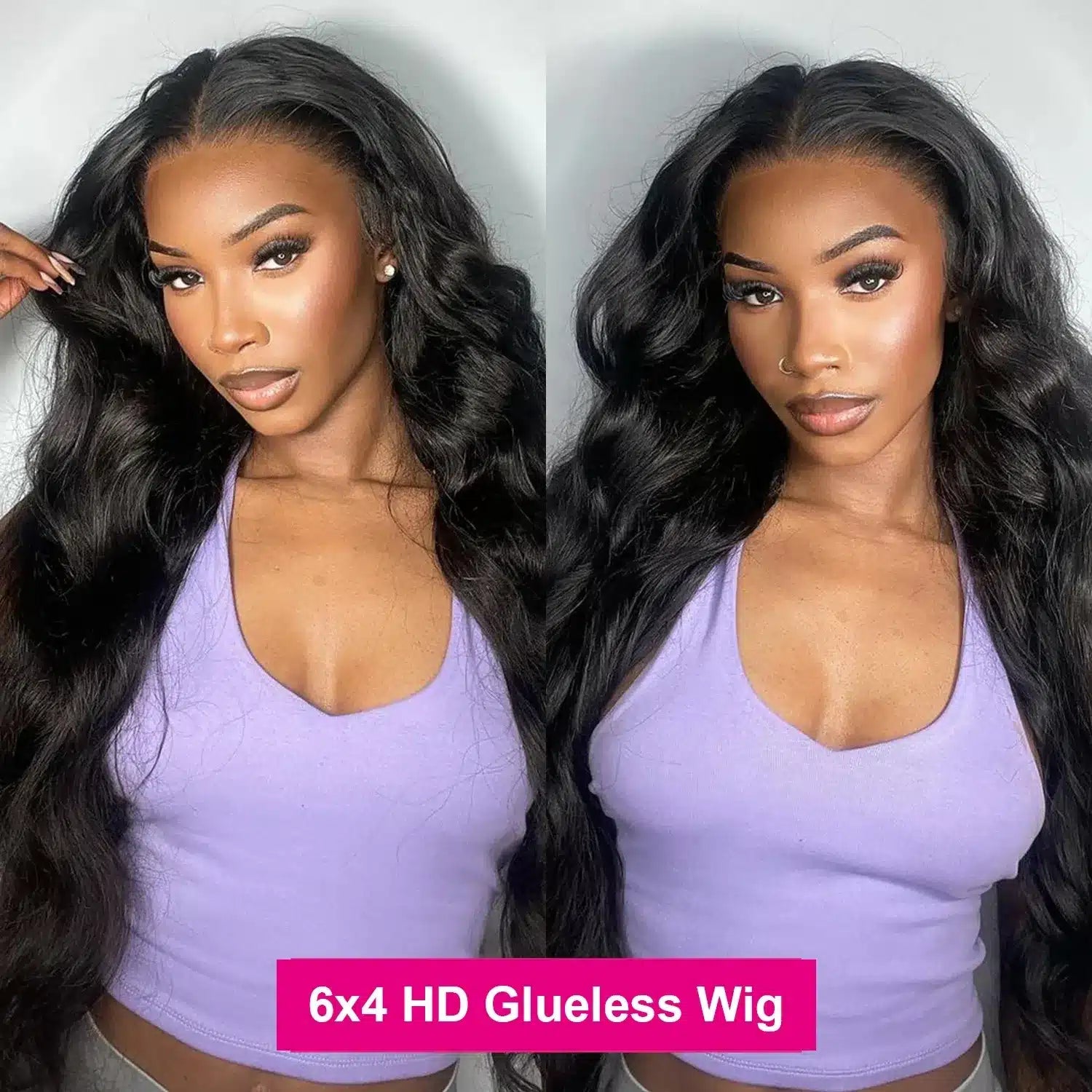 Wear & Go Glueless Brazilian Body Wave 13x6 HD Lace Wig ‚Äì Pre-Plucked, Ready-to-Wear Human Hair for Effortless Style image 8