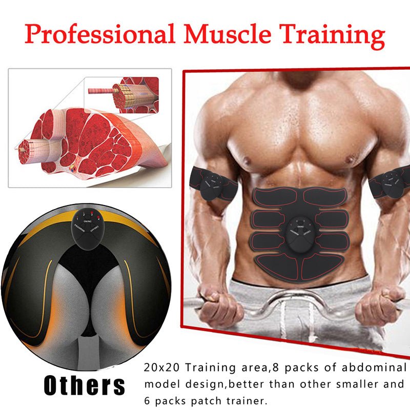 Smart EMS Electric Pulse Treatment Massager | Home Fitness Abdominal Muscle Stimulator image 13
