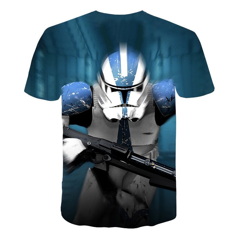New Novelty 3D Printed Kids Compression Tee-shirt image 18