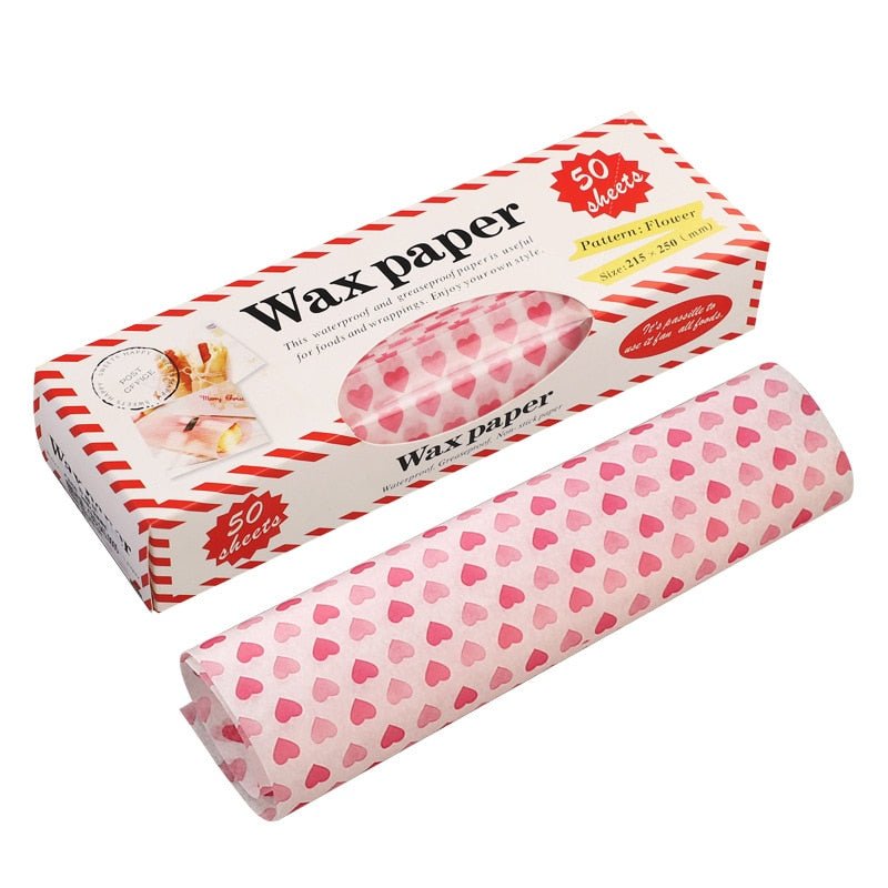 50Pcs/Lot Wax Paper Food Grade Grease Paper Food Wrappers |Wrapping Paper For Bread Sandwich Burger Fries | Oilpaper Baking Tools image 9