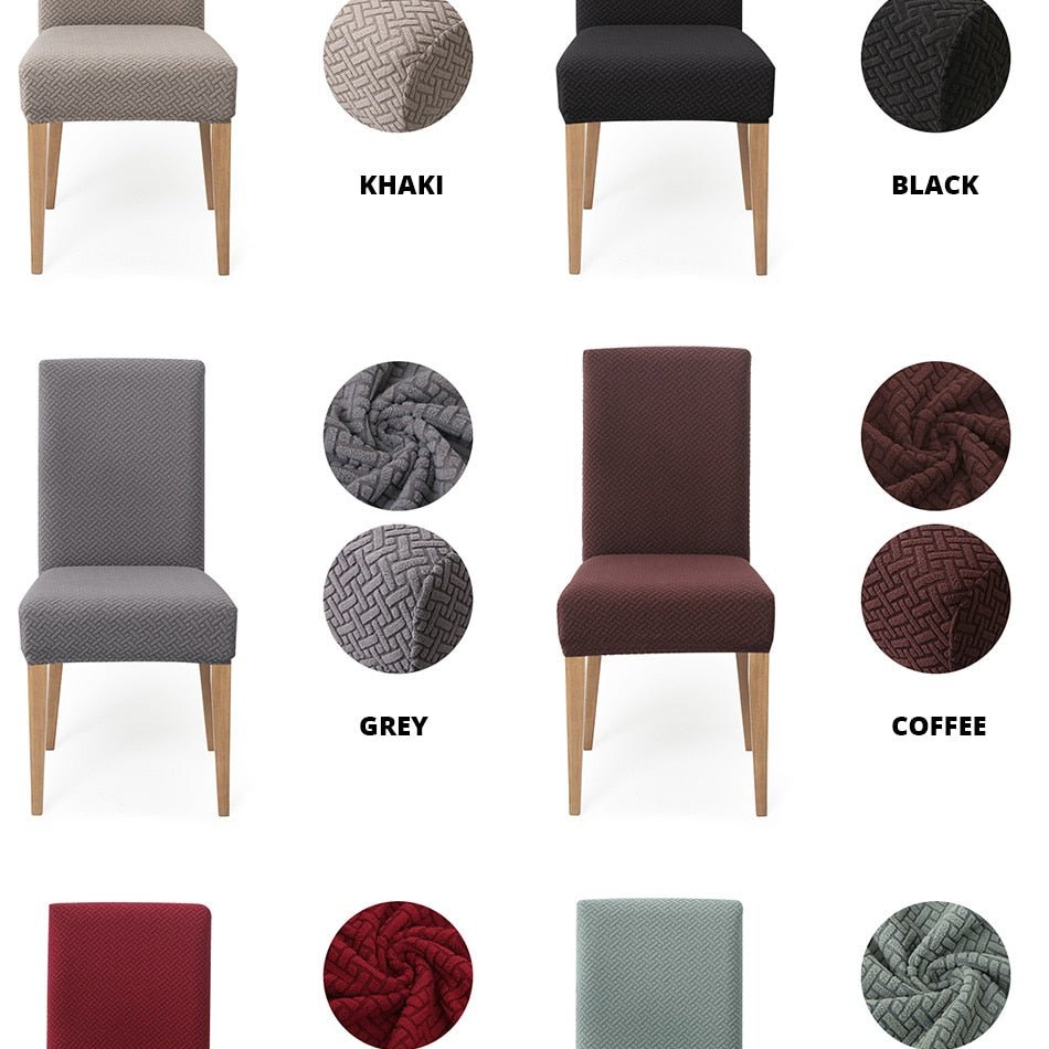 Elegant Jacquard Spandex Dining Chair Cover ‚Äì Stretch Fit for Weddings & Events image 11