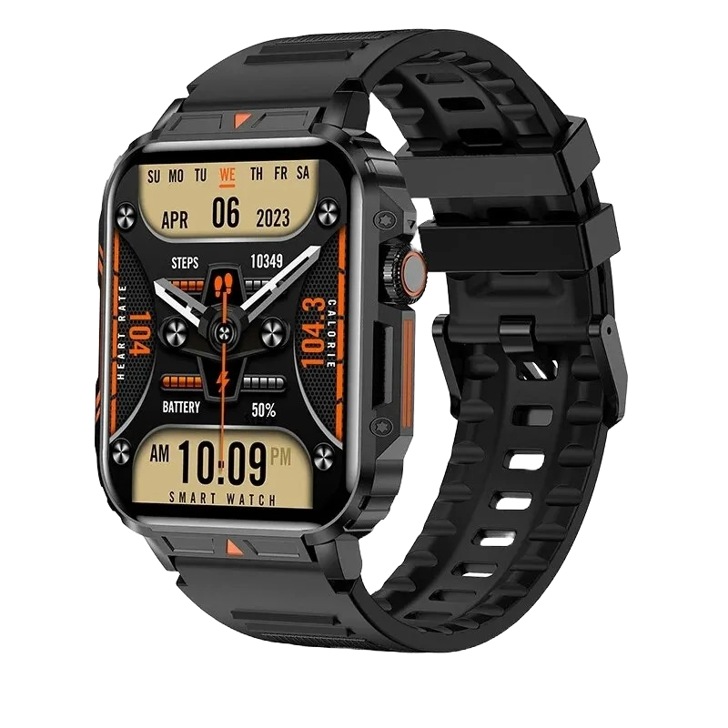 LIGE 1.95” Smartwatch | IP68 Waterproof Health & Fitness Monitor for Men and Women image 0