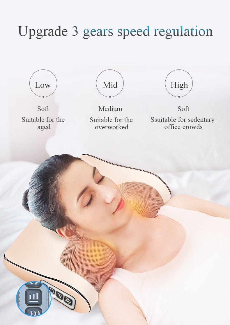 Electric Infrared Neck, Shoulder, Back and Body Heating Massage Pillow image 17