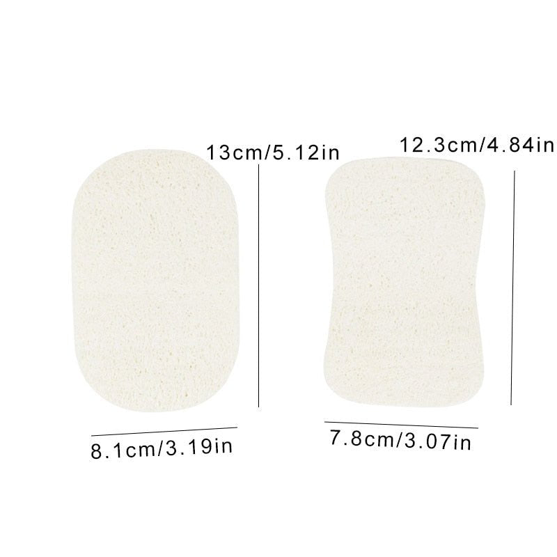 3pcs/set Natural Loofah Dishwashing Cloth Scrub Pad image 10
