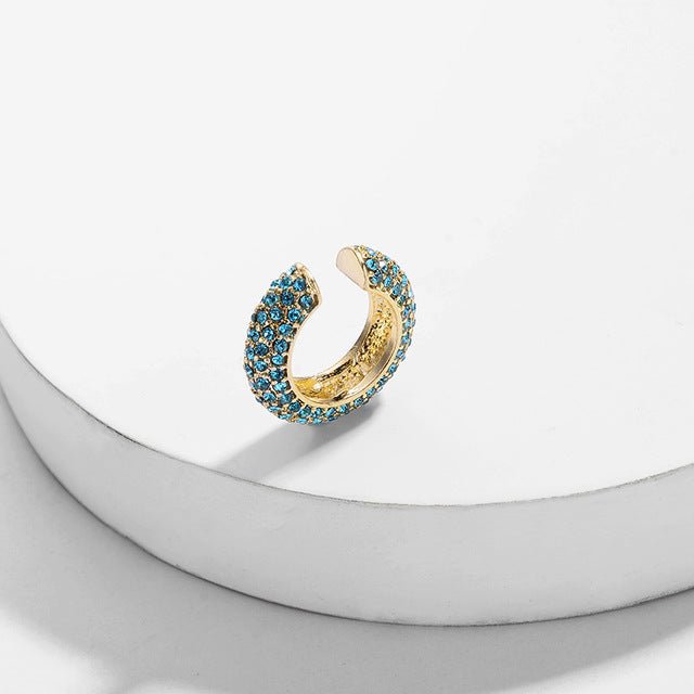 Bohemian Imitation Trendy Small Clip No-Piercing Earrings Cuff For Women and Girls - 1pcs Style 5 image