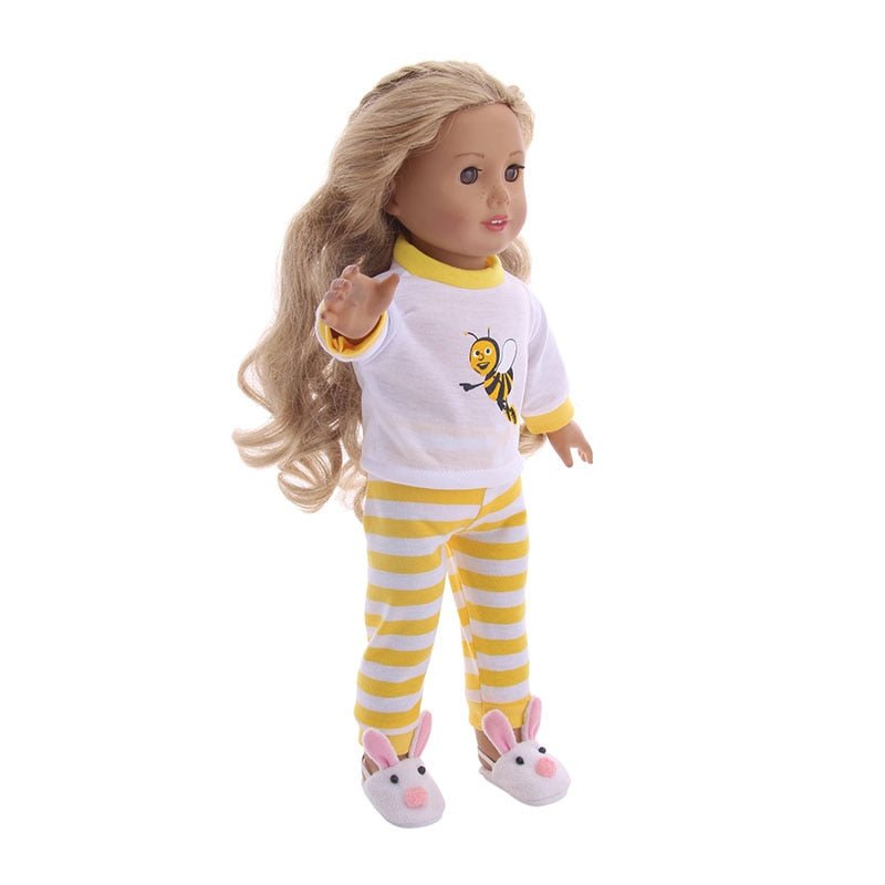13 Styles Pajamas, Nightgown and Sleepwear Fit | 18 Inch American & 43CM Baby Doll Clothes Accessories image 4