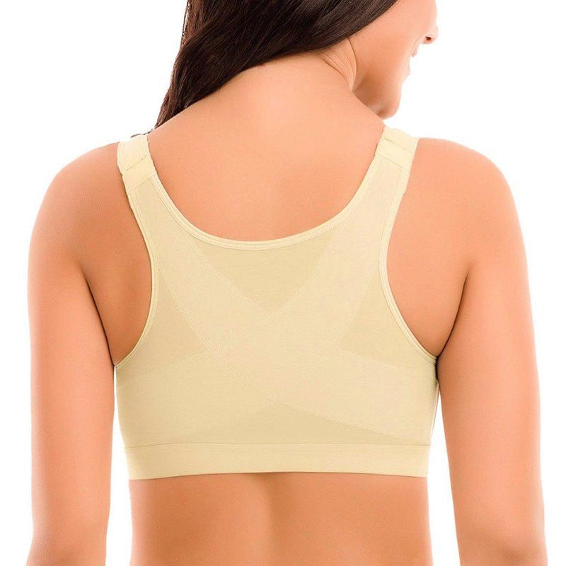 5XL Posture Corrector Lift Up Bra Women New Cross Back Bra Breathable Underwear Shockproof Sports Support Fitness Vest Bras image 2