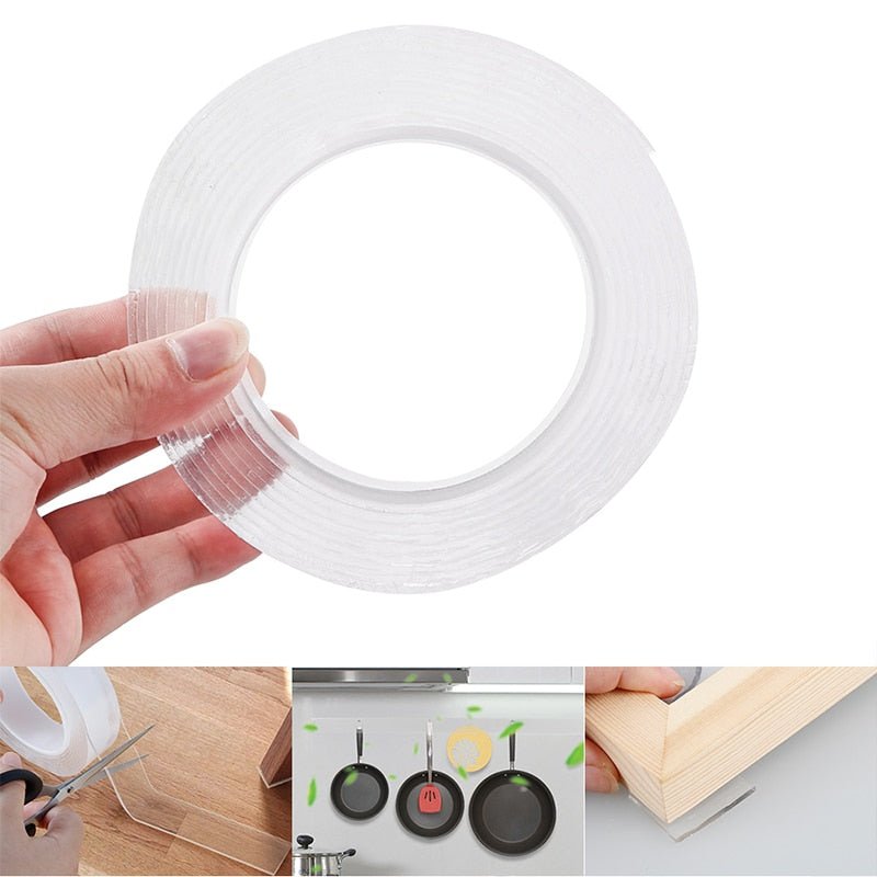 Magic Traceless Double-Sided Transparent Adhesive and removable Nano-Tape image 10