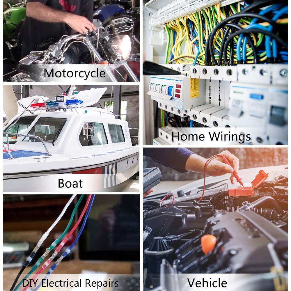 250/100Pcs Solder Seal Wire Connectors - Heat Shrink Solder Butt Connectors - Solder Connector Kit image 4