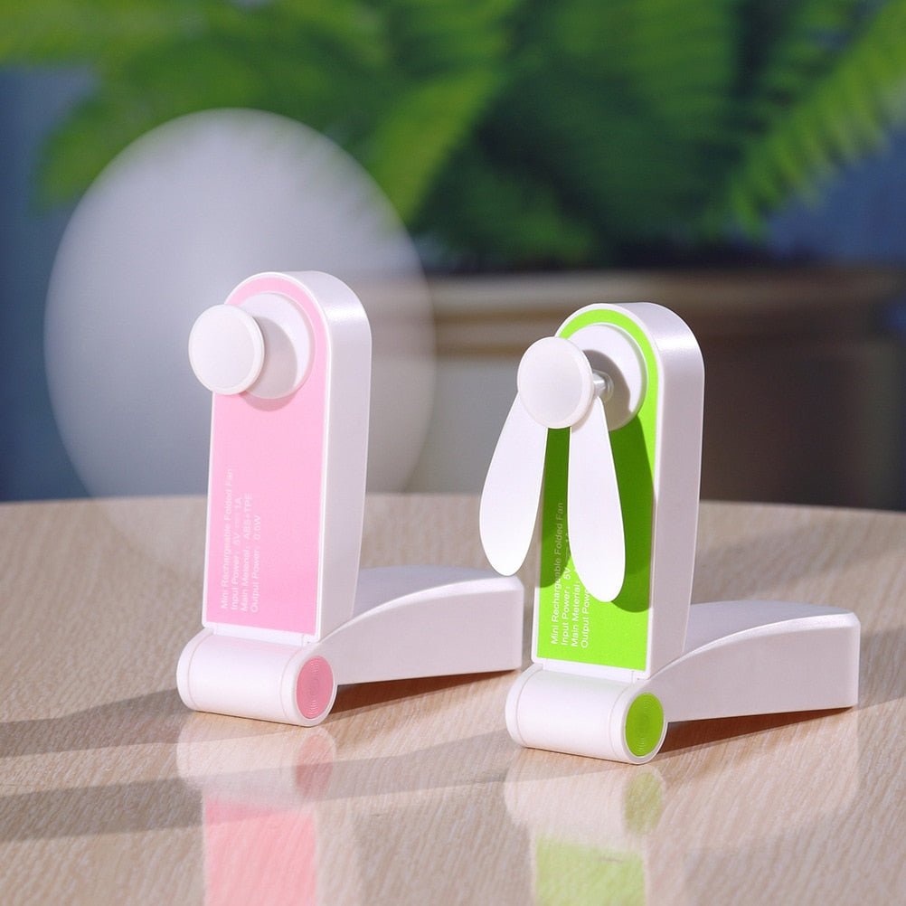 USB Pocket Foldable Fans | Electric Portable Small Fan | Desktop Electric Fan image 14