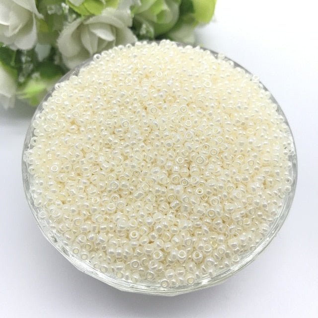 1000pc Czech Glass Seed Beads Accessories for Bracelet and Necklace Jewelry Making - 33 image