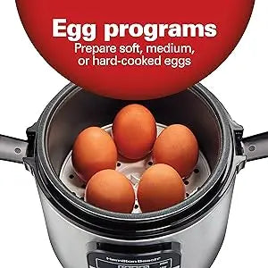 Digital Programmable Rice Cooker & Food Steamer ‚Äì 6-Cup Capacity with Slow Cook & Egg Functions image 10