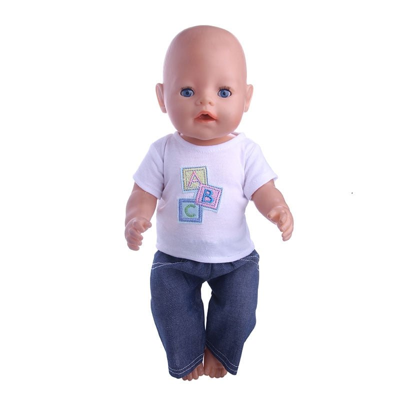 13 Styles Pajamas, Nightgown and Sleepwear Fit | 18 Inch American & 43CM Baby Doll Clothes Accessories image 69
