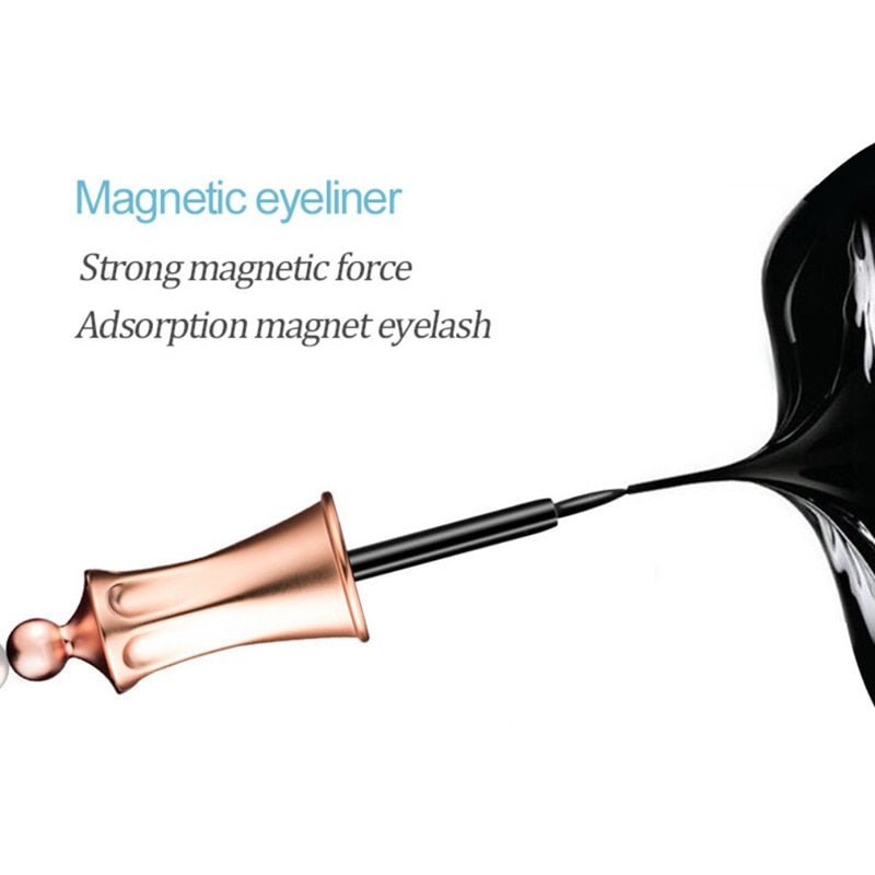 Waterproof Magnetic False Eyelashes, Eyeliner & Tweezer Set image 10