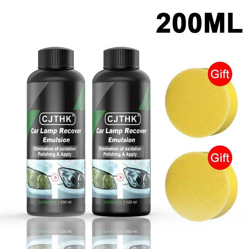 Car Headlight Restoration Kit | Scratch Remover & Oxidation Repair Polish for Clear Headlights - 200ml image
