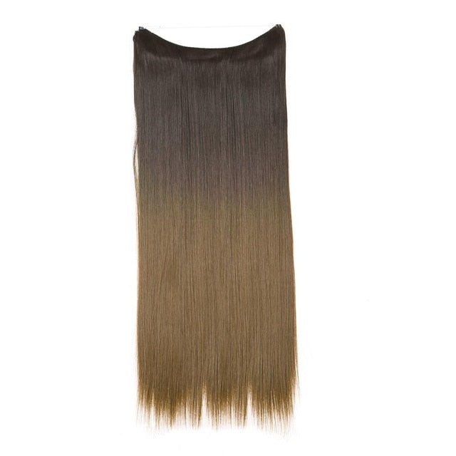 SARLA Halo Invisible Wire Synthetic Hair Extension-No Clip image