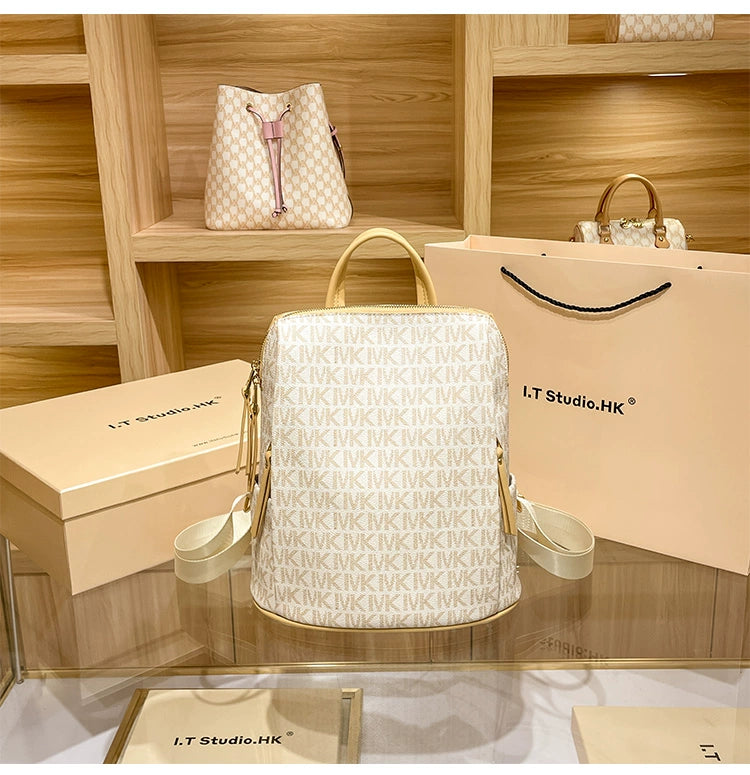 Genuine Leather Women‚Äôs Fashion Summer Travel Backpack Bag | Stylish & Durable image 8