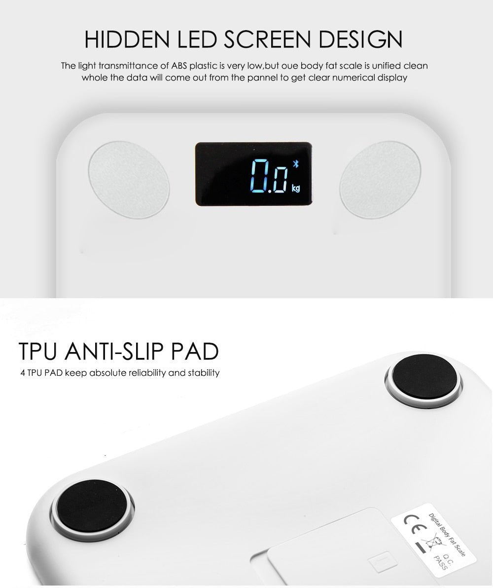 Smart Digital Bluetooth Body Weight Bathroom Floor Scale image 23