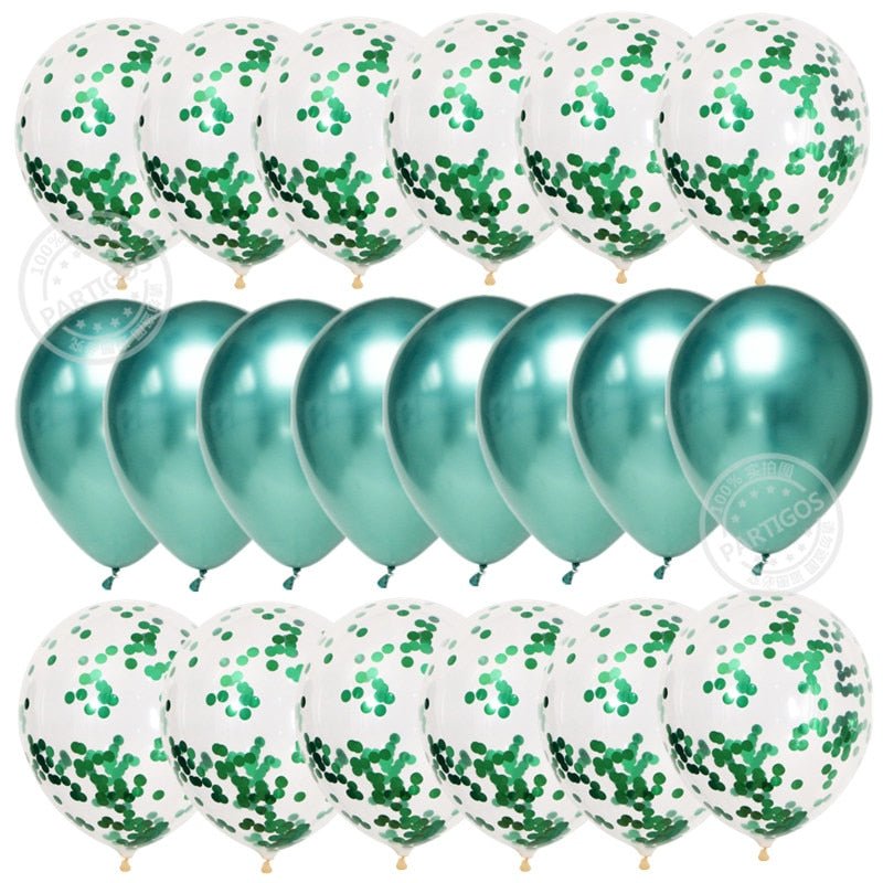 20pcs Confetti Chrome Birthday Party Decors Wedding Decoration New Year Balloon Set image 28