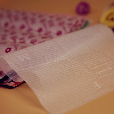 50Pcs/Lot Wax Paper Food Grade Grease Paper Food Wrappers |Wrapping Paper For Bread Sandwich Burger Fries | Oilpaper Baking Tools - Letter without Box image