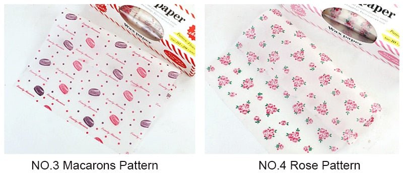 50Pcs/Lot Wax Paper Food Grade Grease Paper Food Wrappers |Wrapping Paper For Bread Sandwich Burger Fries | Oilpaper Baking Tools image 5
