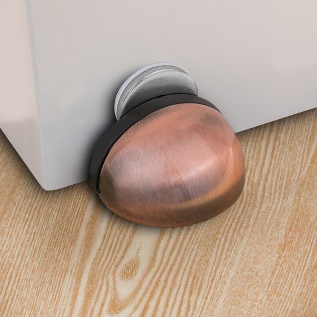 Stainless Steel Rubber Magnetic Door Stopper - Red Bronze image