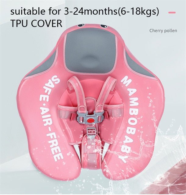 Solid Non-inflatable Baby Swimming Ring Float Swim Trainer Sunshade image 2