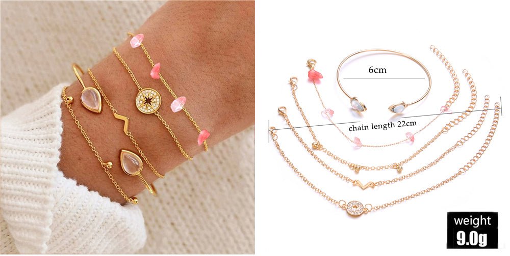 Turtle Heart Pearl Wave LOVE Crystal Marble Charm Bracelets for Women image 26