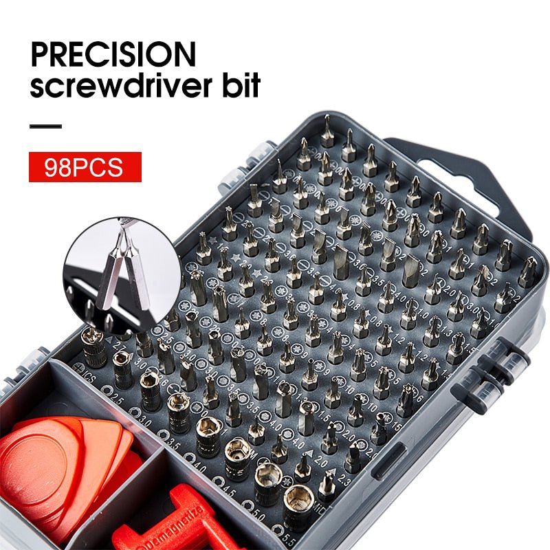 KALAIDUN 112 in 1 Magnetic Screwdriver Bit Torx Multi Mobile Phone Repair Tools Kit image 25