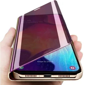 Smart Mirror Flip Case For Samsung Galaxy A51 A71 A50 A30 A10 A20 A40 A70 A10s A30s A20e Note 10 8 9 S10 S6 S7 S8 S9 Plus Cover image 0