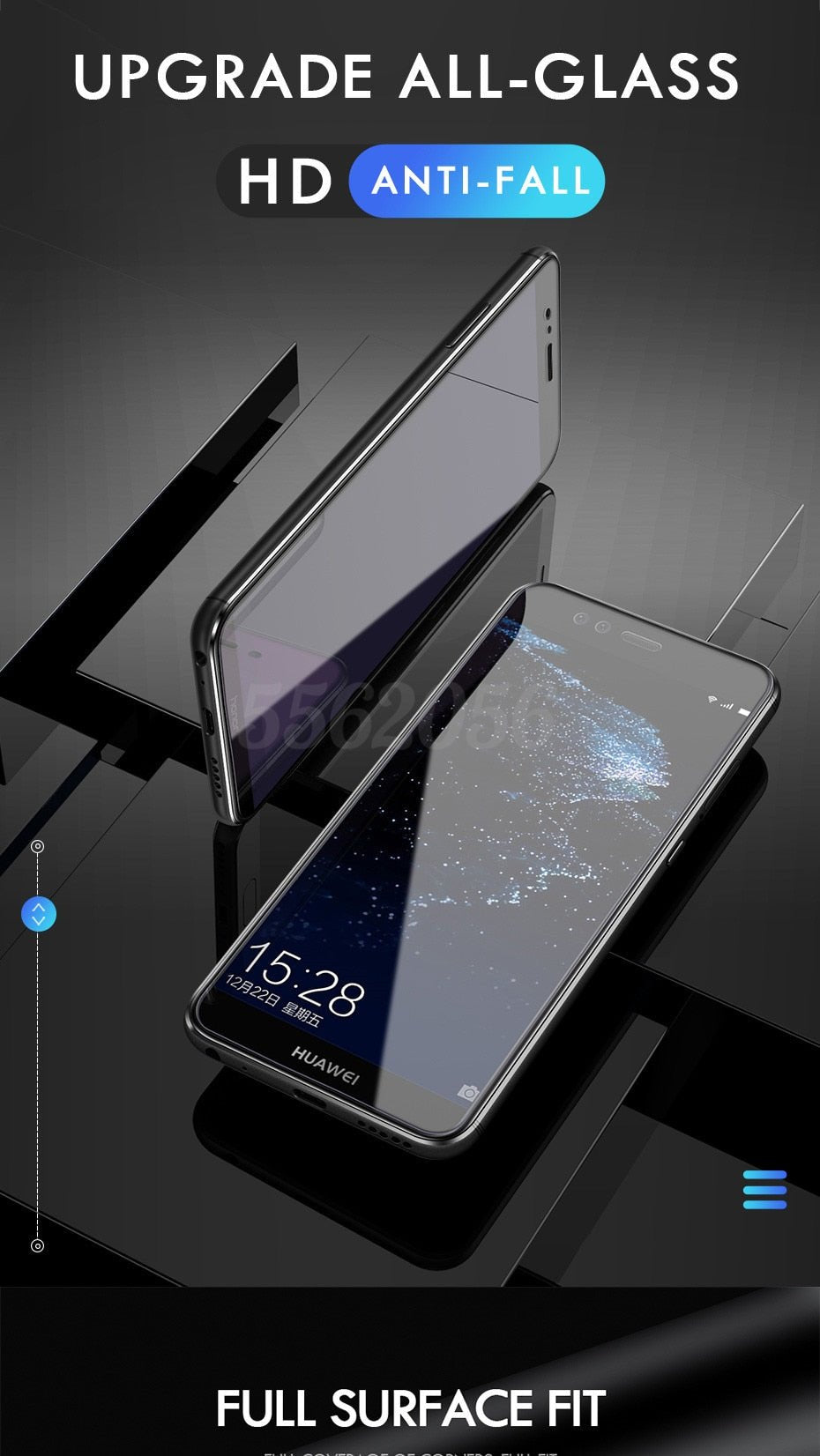 3Pcs Tempered Glass Screen Protector For Huawei P30 P40 Lite P20 image 4