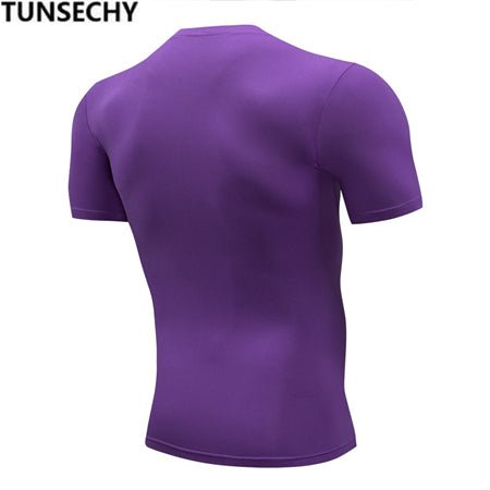 Men's Short Sleeve Compression T-shirts image 46