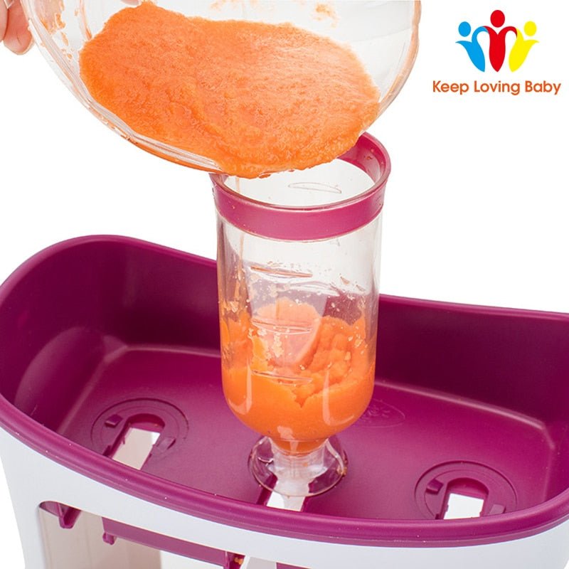 Baby Food Squeeze Station and Pouches image 8