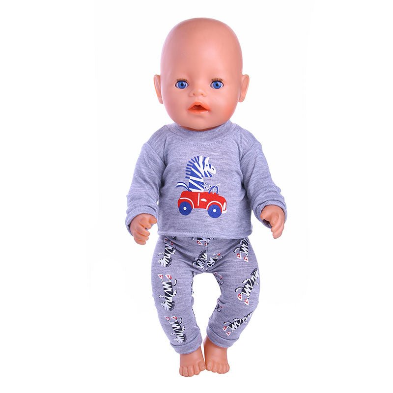 13 Styles Pajamas, Nightgown and Sleepwear Fit | 18 Inch American & 43CM Baby Doll Clothes Accessories image 44