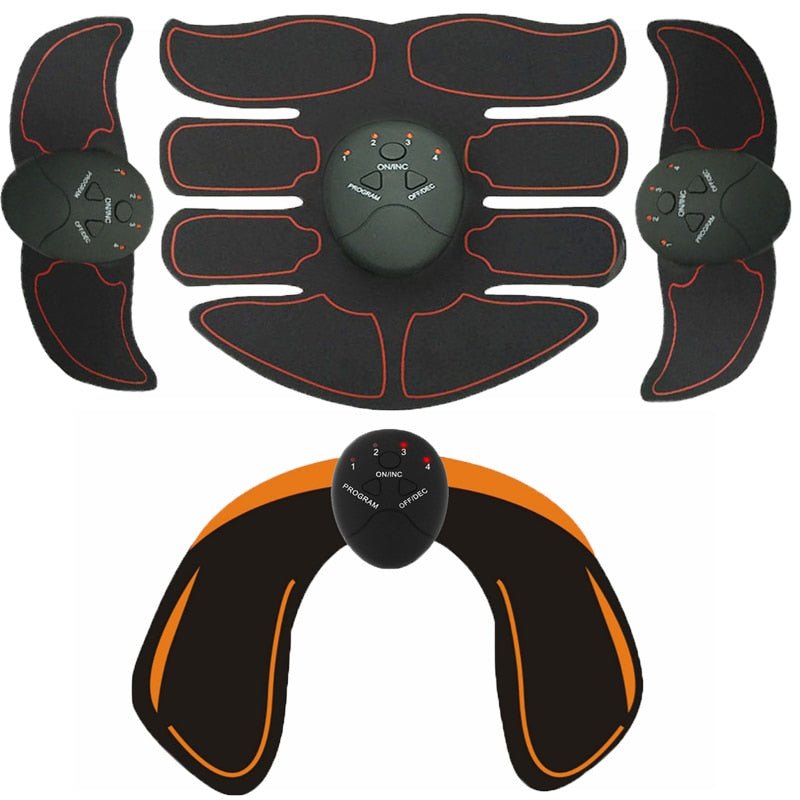 EMS Wireless Muscle Stimulator – Hip Trainer, Abdominal ABS Fitness Slimming Massager & Buttock Toner - 8Pack3in1andHip image